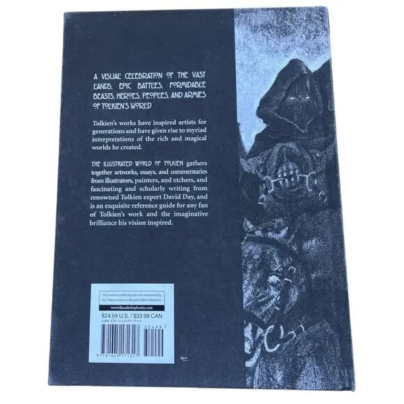 Illustrated World of Tolkien Hardcover Book David Day Lord Of The Rings NEW - Picture 3 of 3